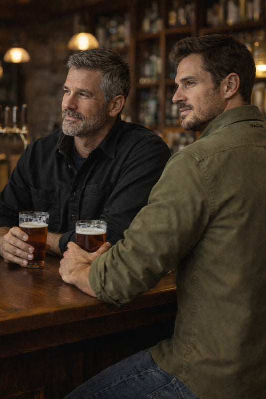 RACHE Embroidered Workwear Long Sleeve Shirt