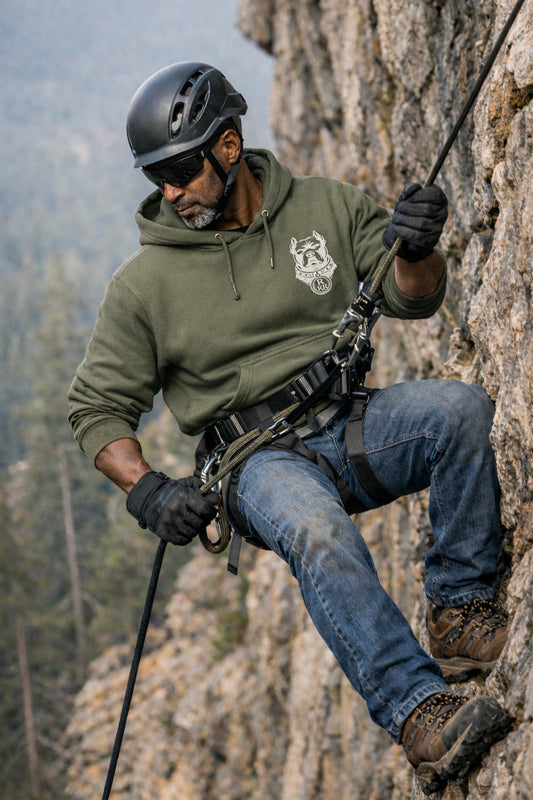 Logo Pitbull (White) Midweight Hoodie