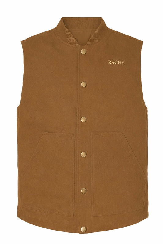 RACHE Embroidered Workwear Canvas Vest