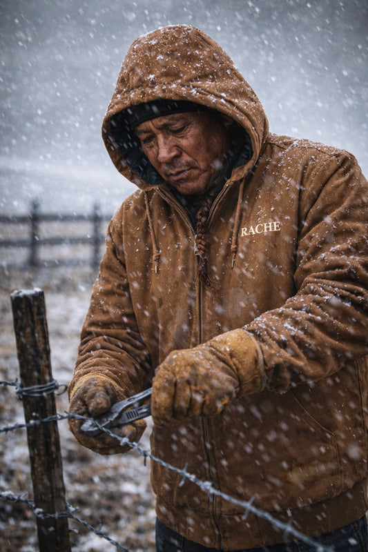 RACHE Embroidered Workwear Canvas Jacket