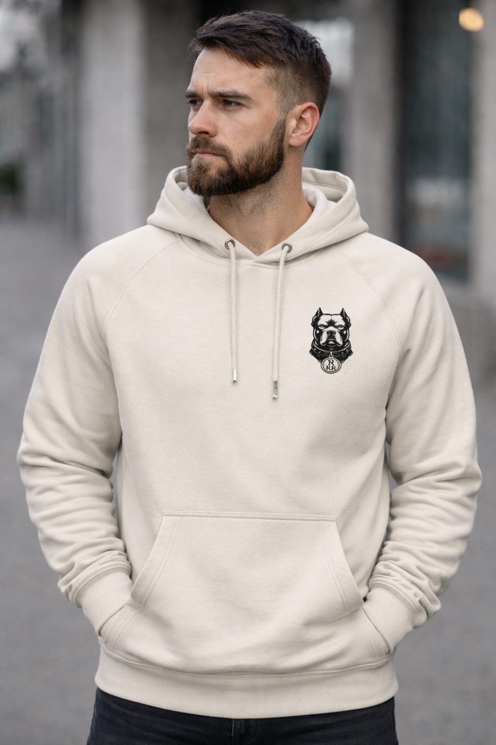 Logo Pitbull (Black) Midweight Hoodie
