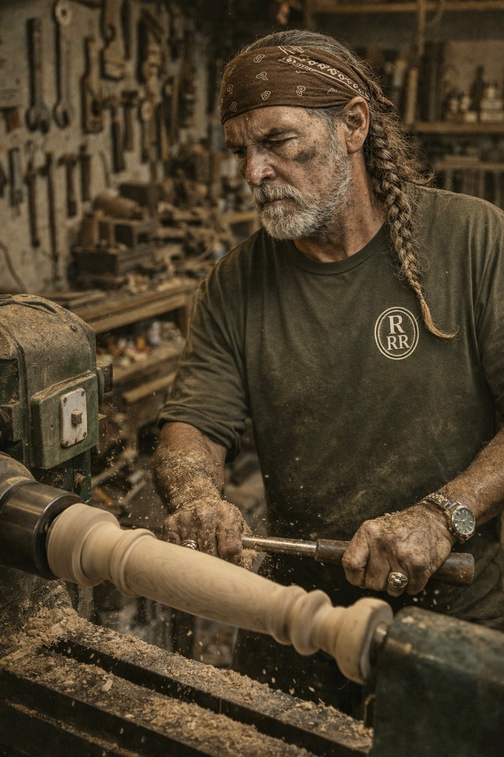 Logo Medallion (White) Premium Tee