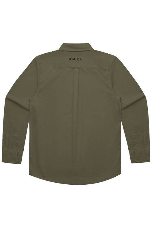 RACHE Embroidered Workwear Long Sleeve Shirt