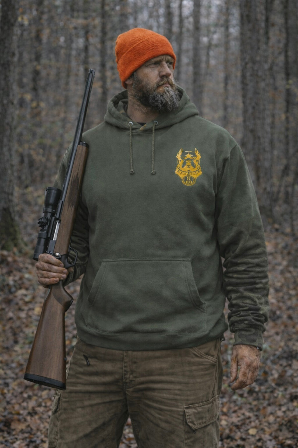 Logo Pitbull (Gold) Midweight Hoodie