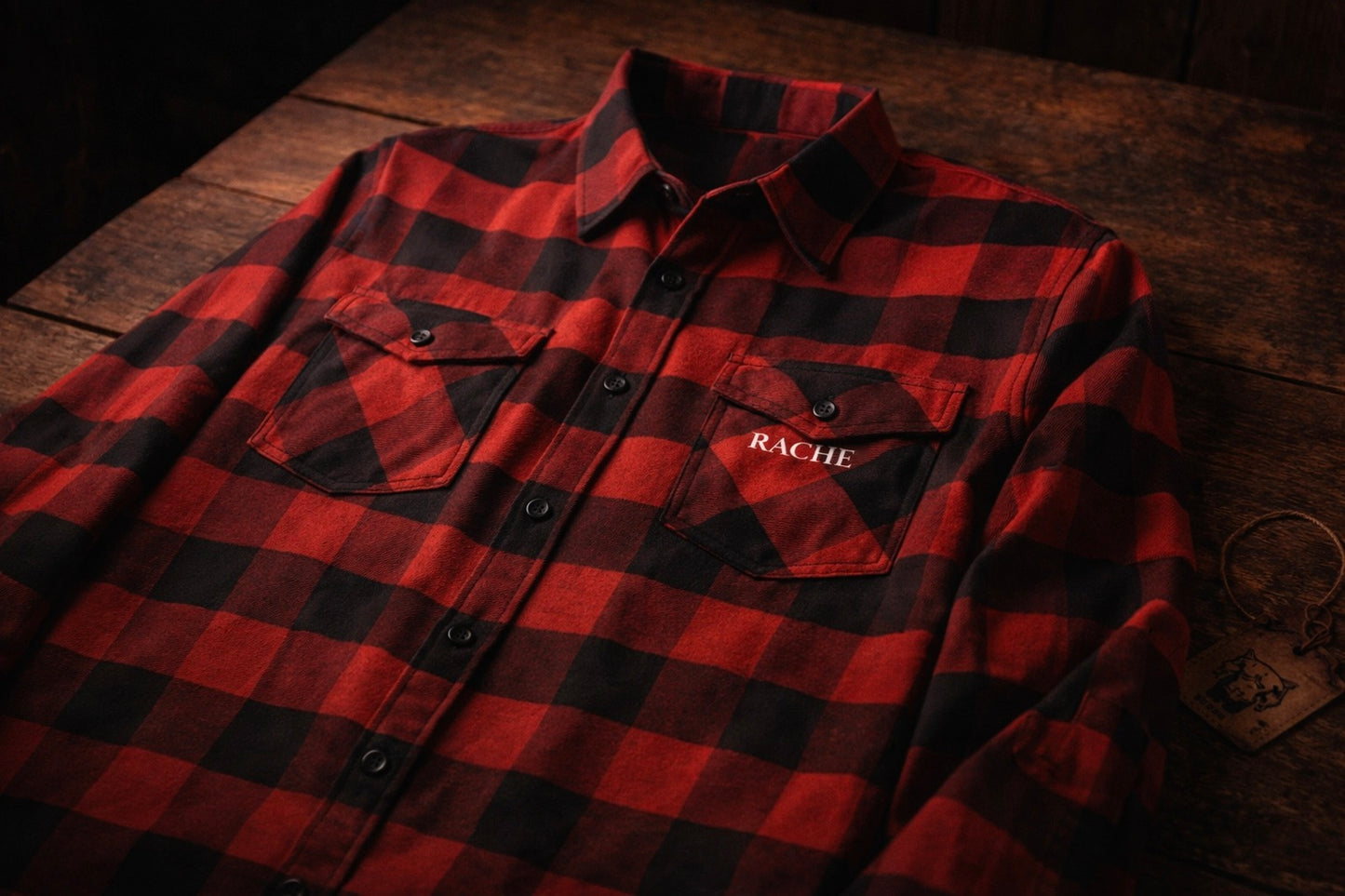 RACHE Embroidered Flannel Shirt