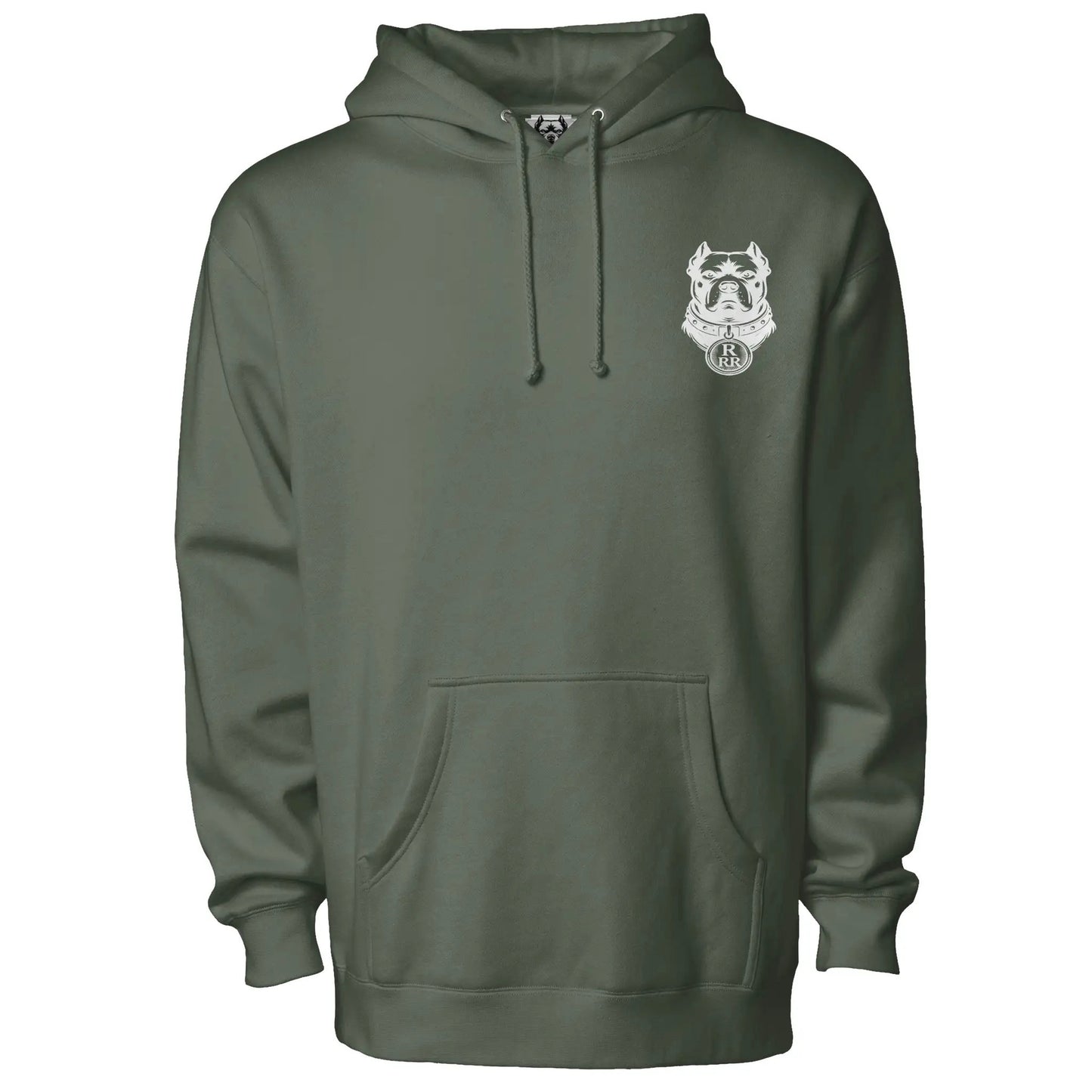 Logo Pitbull (White) Midweight Hoodie